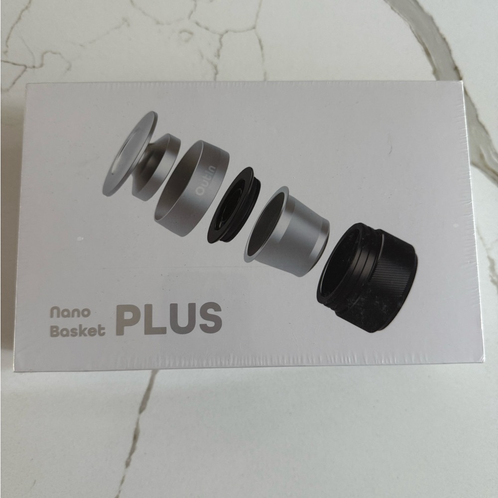 Nano Basket PLUS Coffee Accessory - Silver and Black